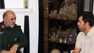 دیدار سردار نصیری با خانواده بنیتا 
