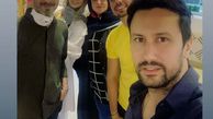شاهرخ استخری در جمع خانواده همسرش + عکس