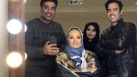 نیما فلاح و سحر ولدبیگی در پشت صحنه فیلم جدیدشون + عکس