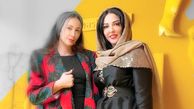استایل لاکچری لیلا اوتادی در کنار طراح لباسش + عکس