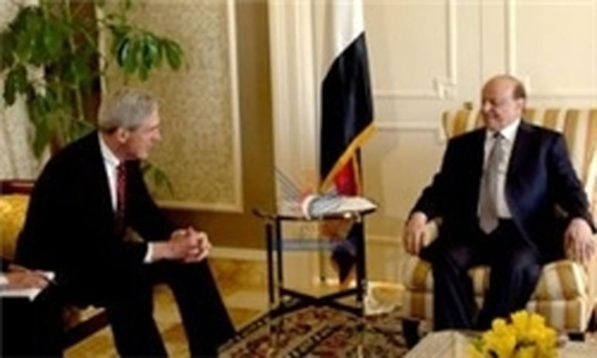 دیدار رئیس جمهور یمن با «جان کری»