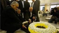 «علاء الدین بروجردی»‌ بر سر مزار «شهید قنطار»‌ حاضر شد