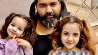 کار عجیب رضا صادقی با دخترانش + عکس