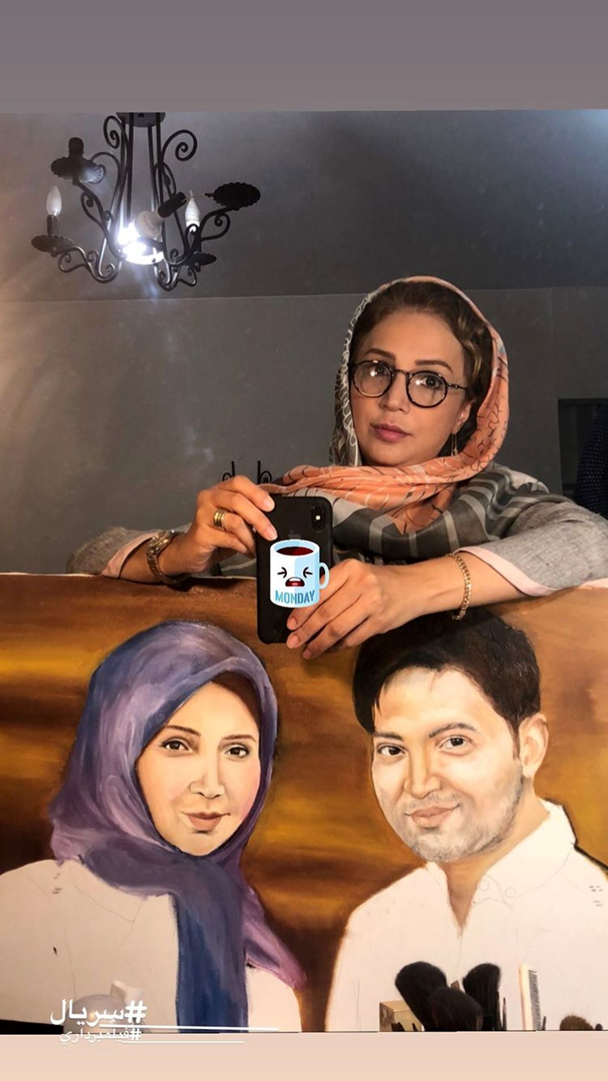 نقاشی خاص شبنم قلی خانی + عکس