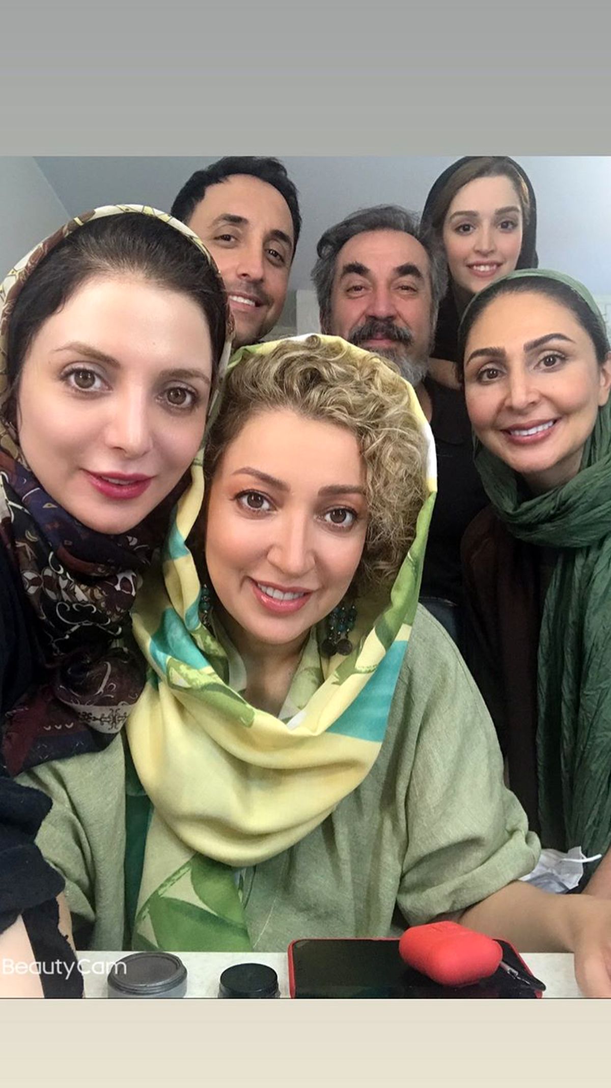 نگار عابدی و‌ همکاران دوستداشتنی اش ‌+ عکس