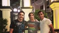 سفر پوریا پورسرخ با دوستان فوتبالیستش + عکس