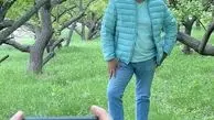 عکاسی مجید مظفری در باغی سرسبز + عکس