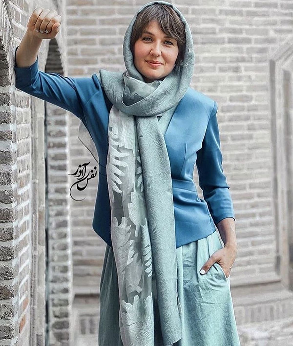 استایل شیک همسر اروپایی ساعد سهیلی + عکس