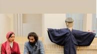 عکس خانم بازیگر در کنار سهراب سپهری