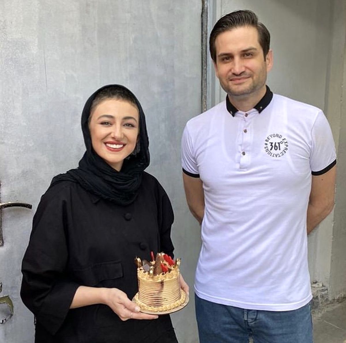 کیک تولد ساده ویدا جوان + عکس