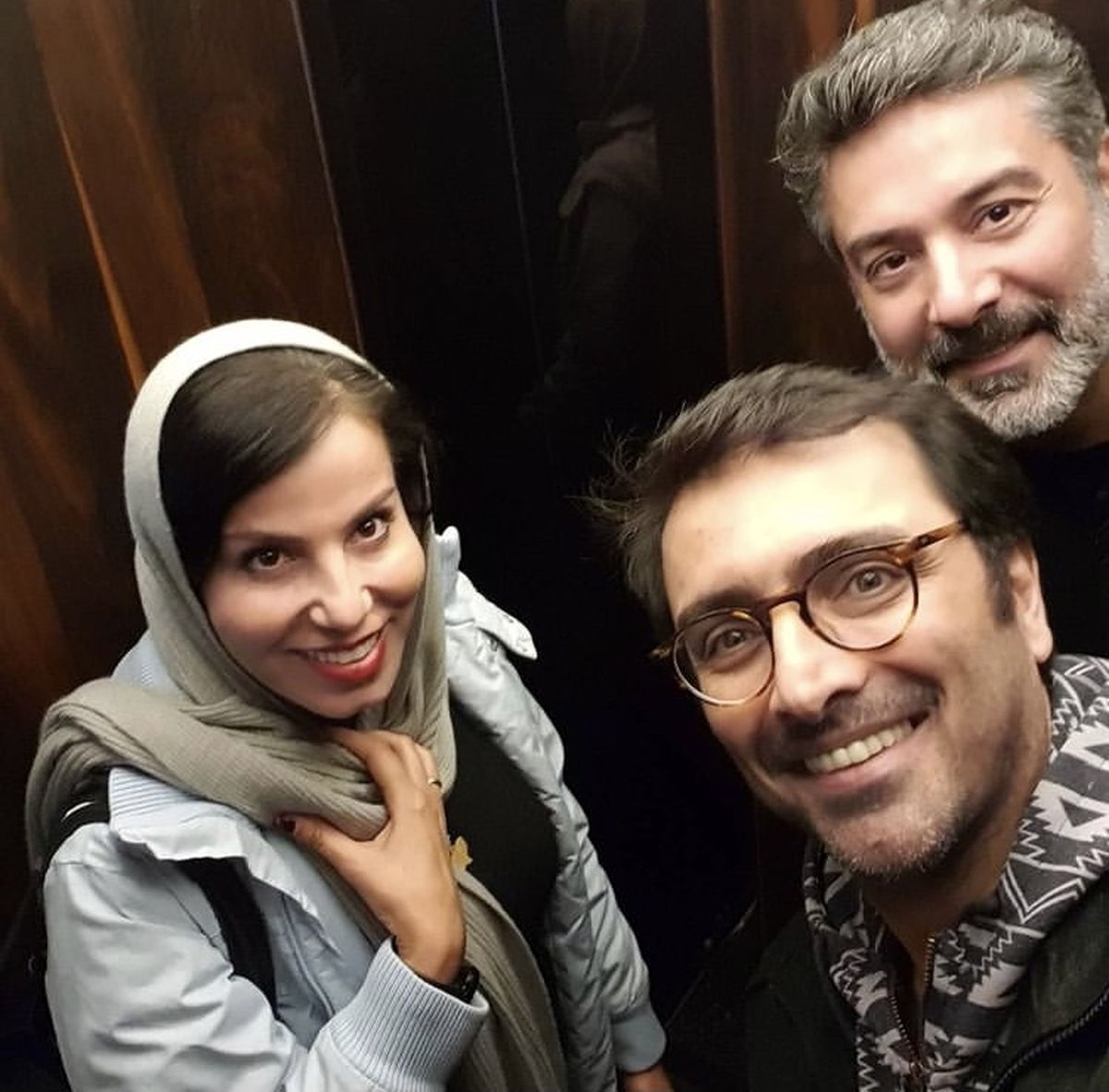 سلفی امین زندگانی با طراح‌لباسش + عکس