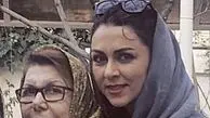 شیوا ابراهیمی و‌ مادرش + عکس