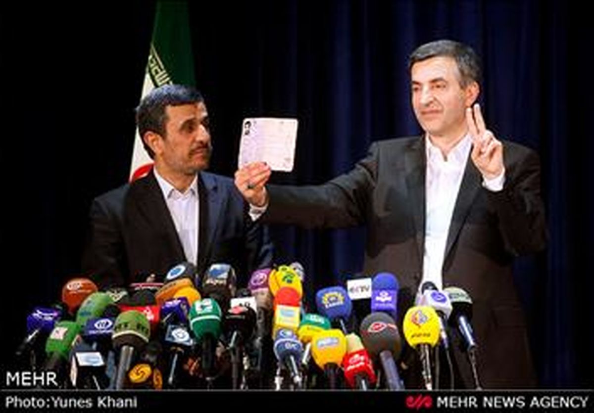 توصیه احمدی‌نژادبه مشایی برای توجیه رفتارش درمعرفی کاندیدا