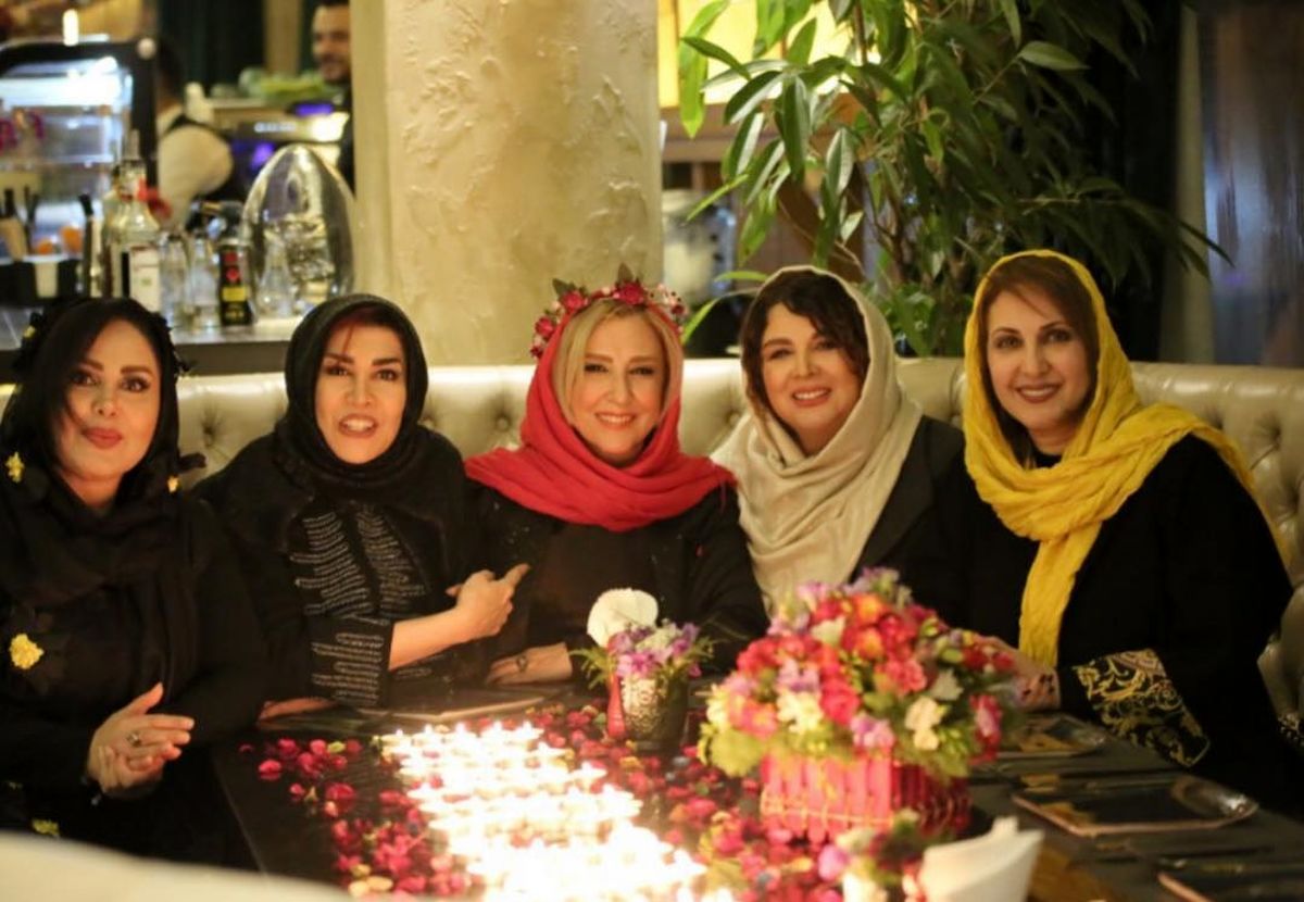 «فاطمه گودرزی» در جشن تولد پُر زرق و برق بازیگری درجه یک