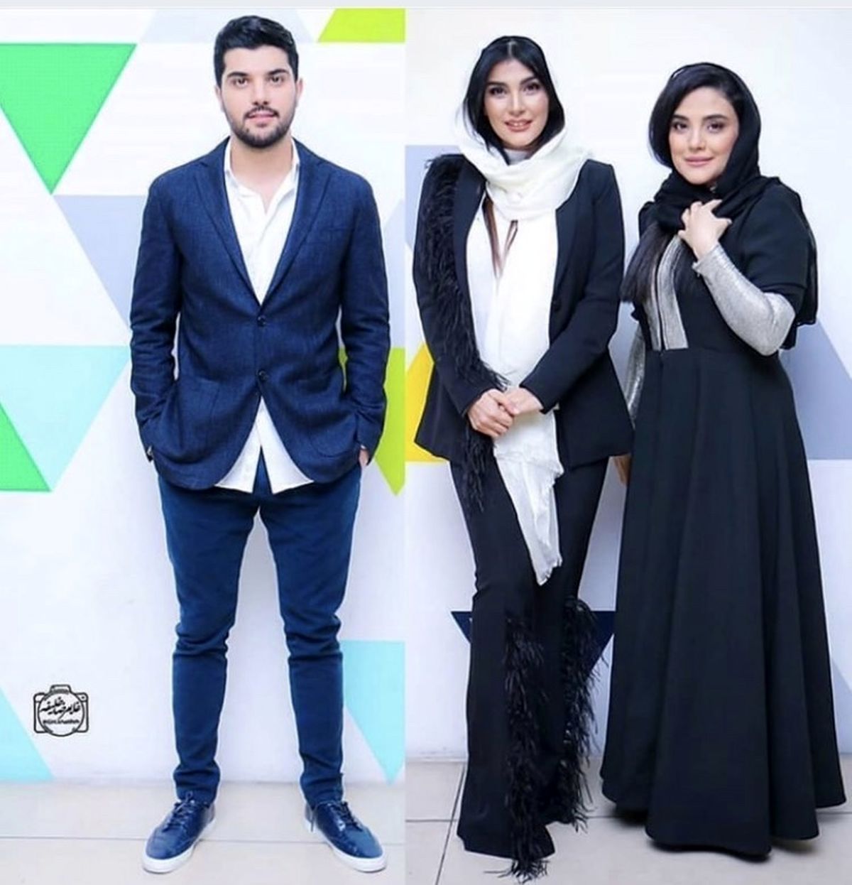 سینا مهراد در کنار خواهرانش + هکی