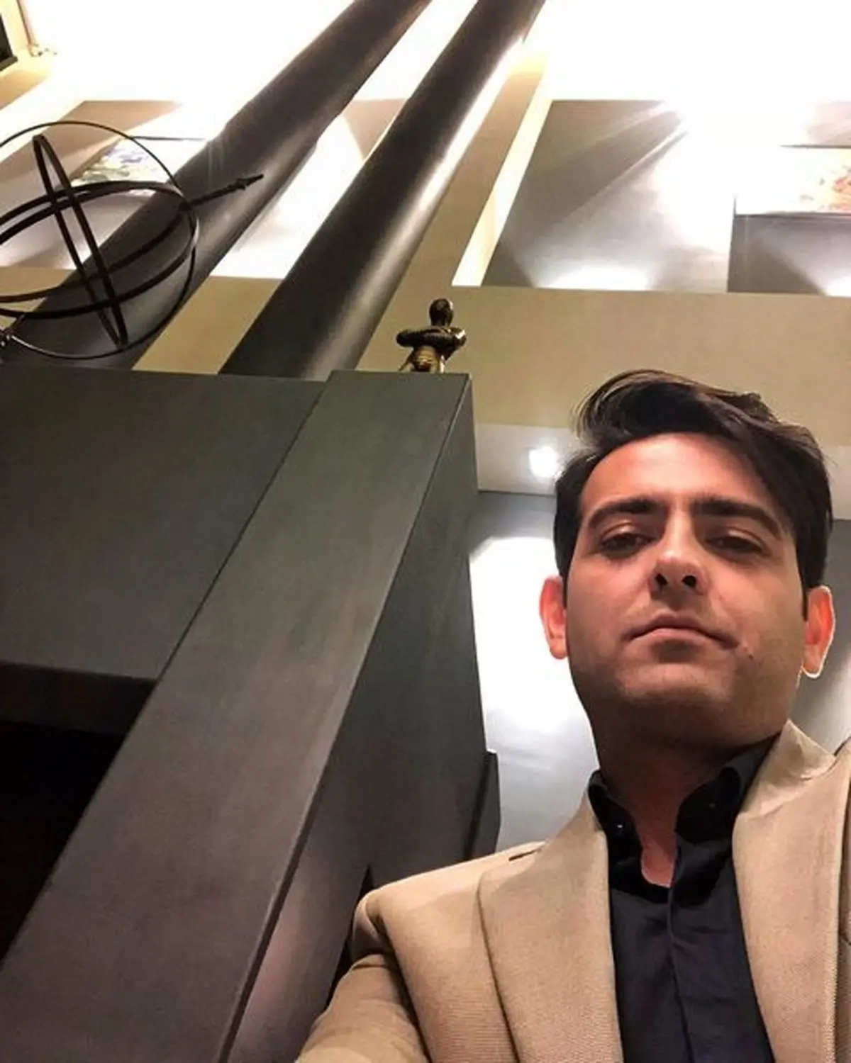 سلفی سر به زیری امیرحسین آرمان + عکس