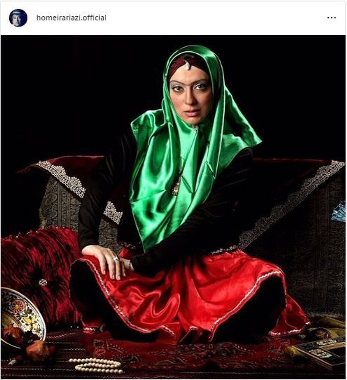 لباس  تاریخی حمیرا ریاضی + عکس