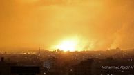نوار غزه زیر بمباران ۱۶۰ جنگنده رژیم صهیونیستی