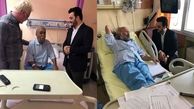 عیادت سید حسین سیدزاده از هنرمندان +عکس
