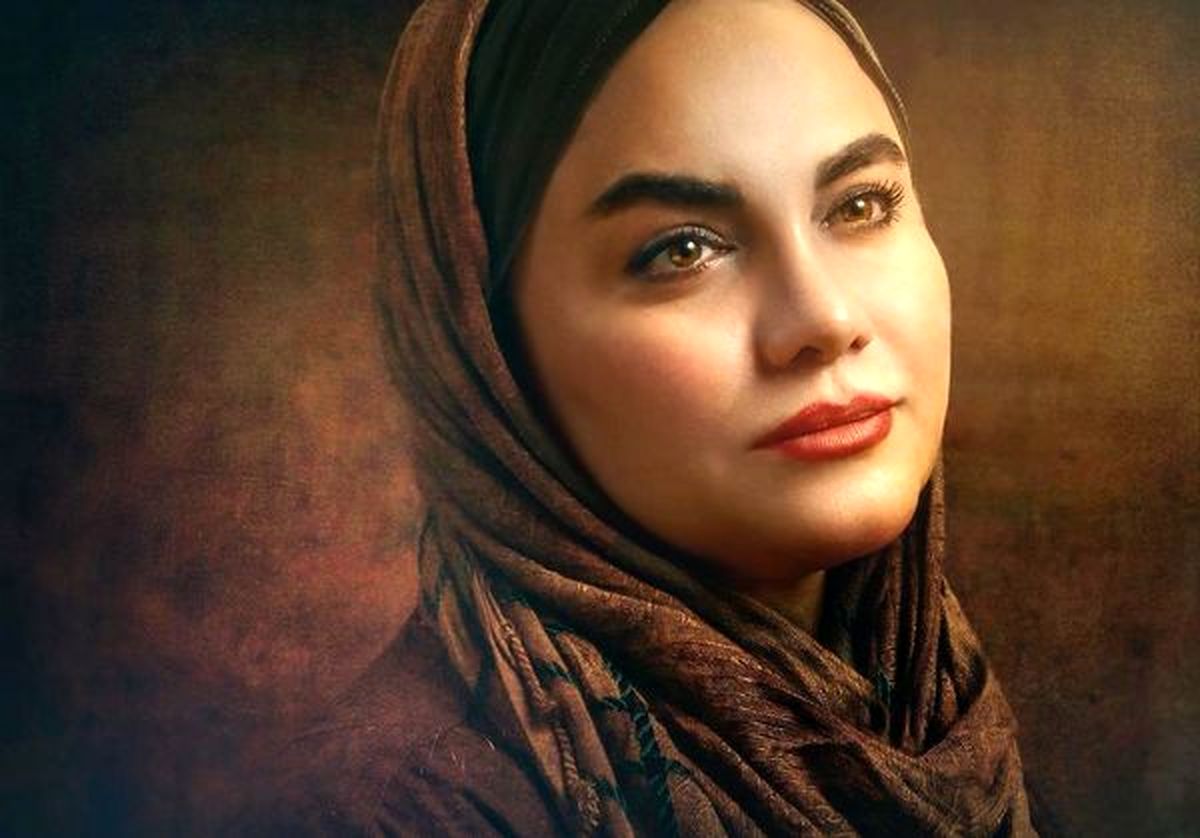 نقاشی زیبایی از نرگس آبیار + عکس
