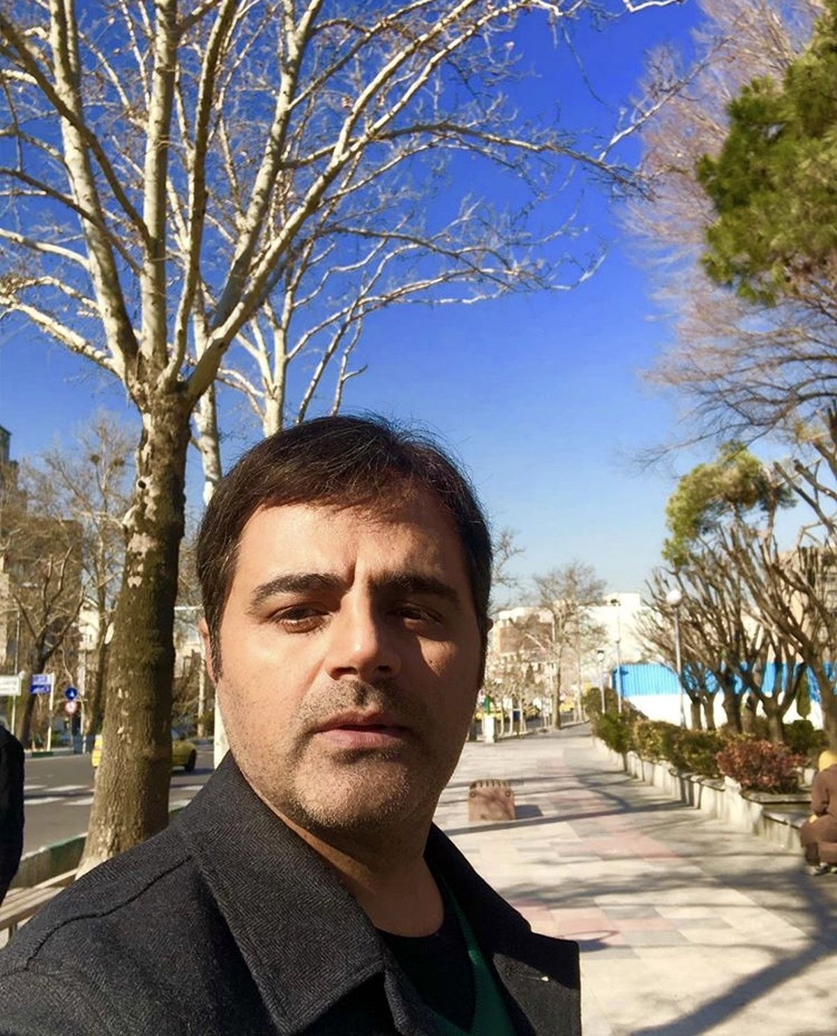 رضا مولایی در یک روز پاییزی + عکس