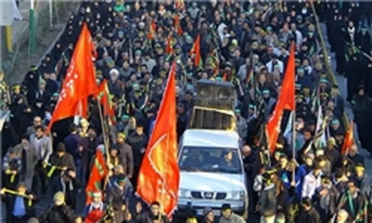 آغاز مراسم پیاده‌روی اربعین از میدان امام حسین(ع) تا نگین ری