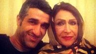پژمان جمشیدی در کنار مادرش+عکس