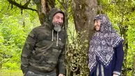 جنگل گردی فوتبالیست سابق با مادرش + عکس