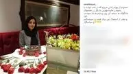 هدیه بهرام رادان به بازیگر زن !/عکس