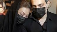 حال بد نسرین مقانلو در مراسم‌ پدر مرحومش + عکس