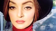 سلفی نیلوفر پارسا در خیابان با کلاه + عکس