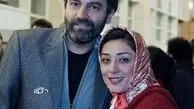 عکس ساده و زیبا بازیگر ارمغان تاریکی و همسرش