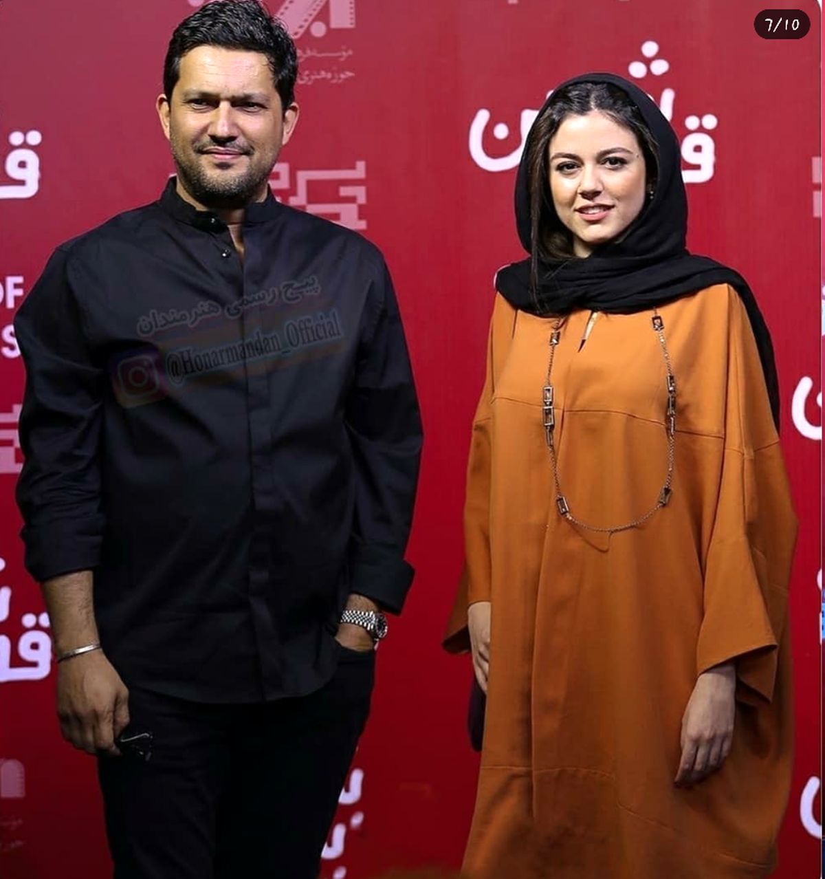 عکس حامد بهداد در اکران شاهکار هنری اش