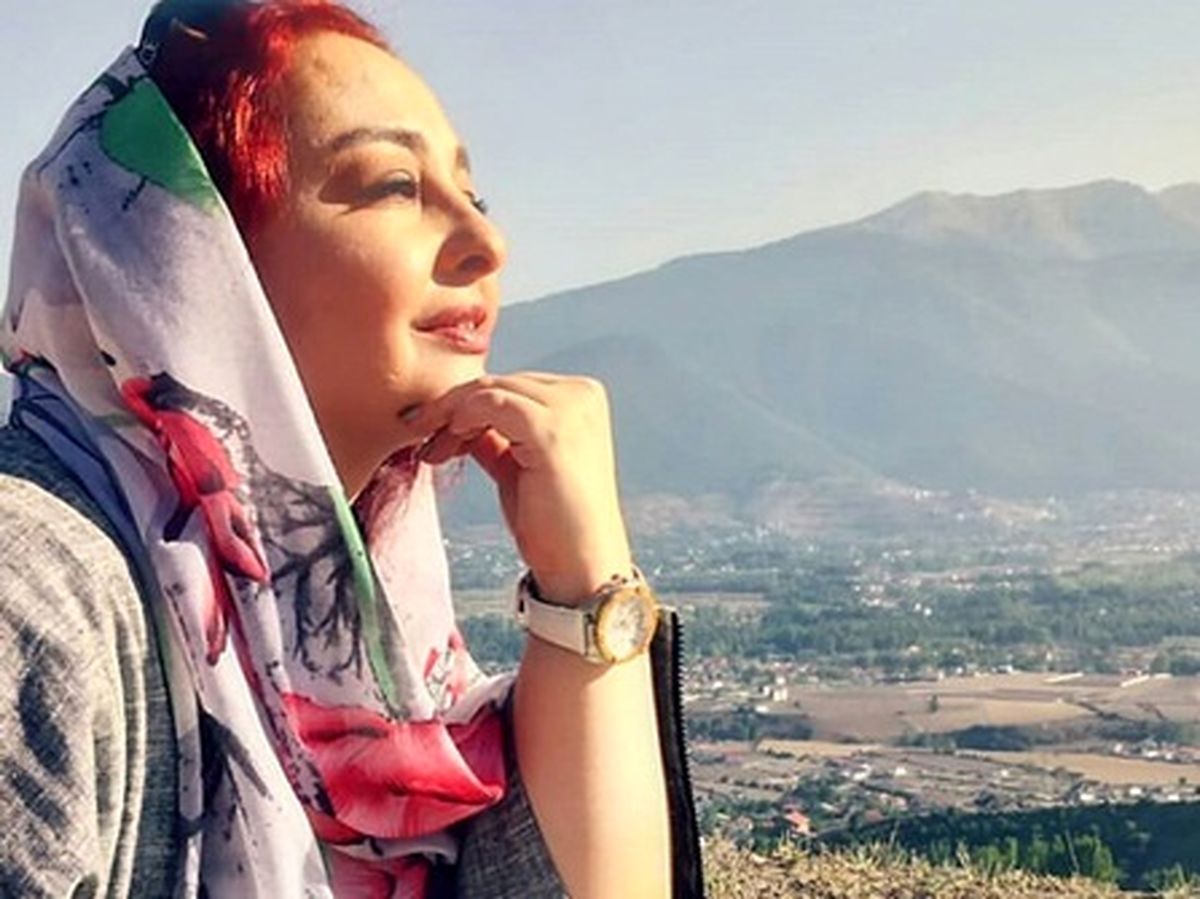 ژست همیشگی ماهایا پطروسیان در کلاردشت+عکس