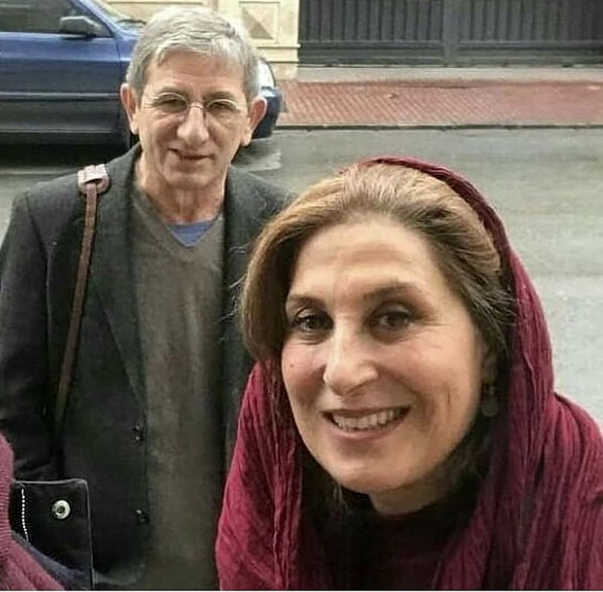 فاطمه معتمد آریا و‌ همسرش + عکس