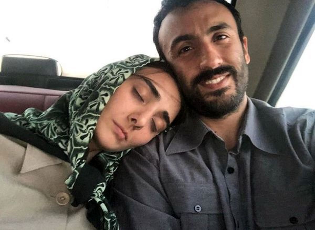 زن خسته و خوابالوی بازیگر مشهور + عکس