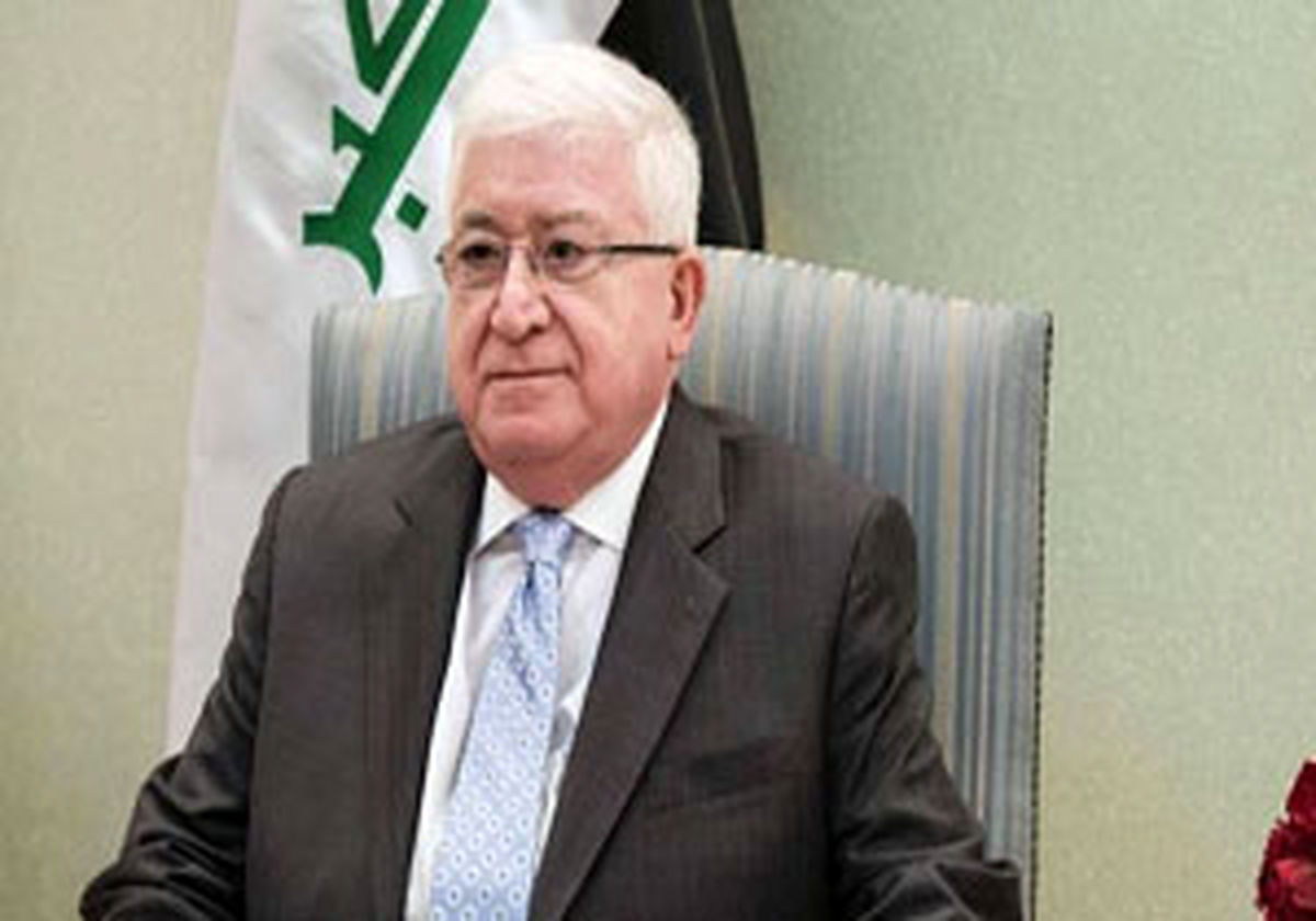 رئیس جمهور عراق خواستار گفتگوی بغداد و اربیل شد