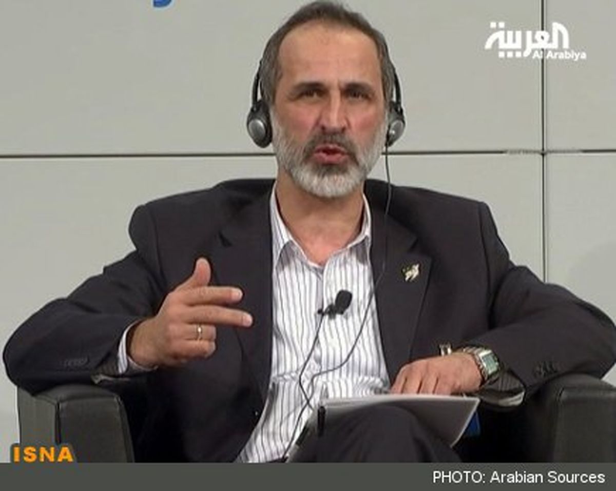 سخنرانی معاذ الخطیب در نشست دوحه