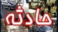 واژگونی بار آهن نیسان روی خودرو پژو در بزرگراه نواب