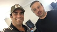 منوچهر هادی و تهیه کننده مشهور + عکس
