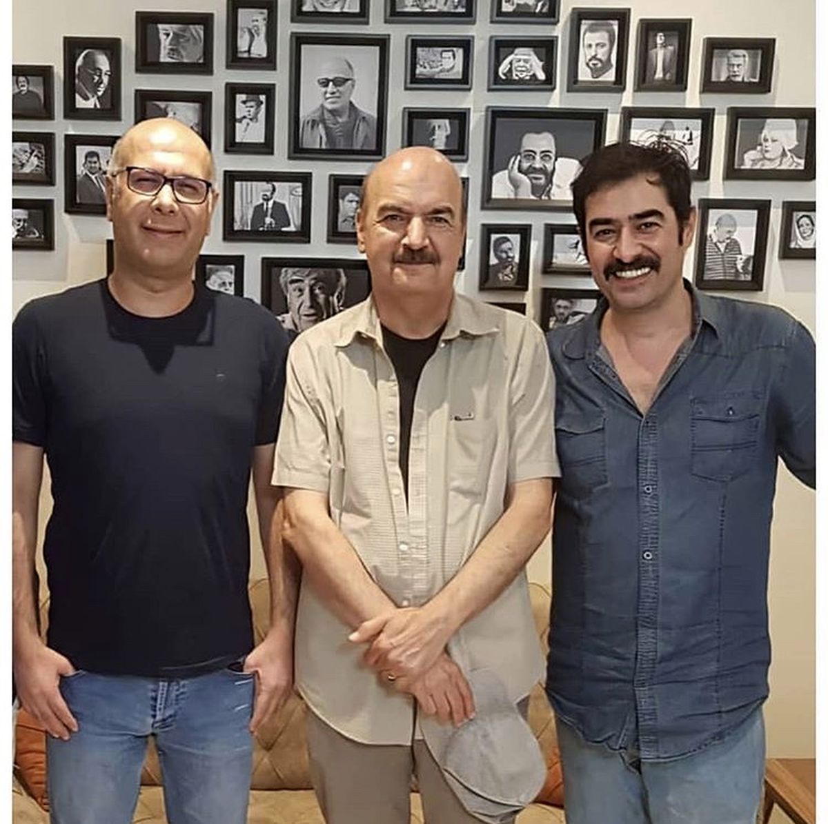شهاب حسینی در کنار آقای مجری + عکس