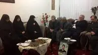  رئیس مجلس با خانواده شهید حسینی دیدار کرد 