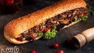 طرز تهیه ساندویچ رست بیف رستورانی خوشمزه با گوشت ریش ریش شده