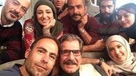 ویدا جوان در پشت صحنه سریال «زیر همکف»/عکس