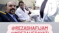 هواخوری آقایون بازیگر در حین کار + عکس