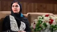 الناز شاکردوست در مراسم دریافت استوارنامه سفیر آرشیو ملى هنر ایران