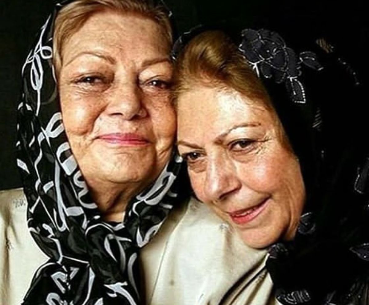 عکس عاشقانه مادر و دختر بازیگر پیشکسوت