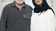عکس پدر و دختر بازیگر در آغوش یکدیگر