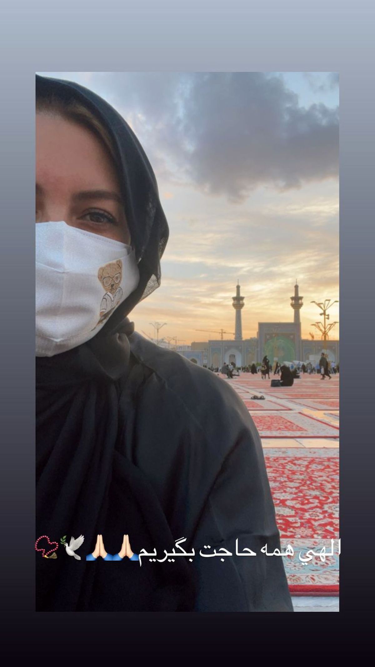 فریبا نادری در مشهد + عکس