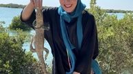 حیوان‌ عجیب خانم بازیگر + عکس